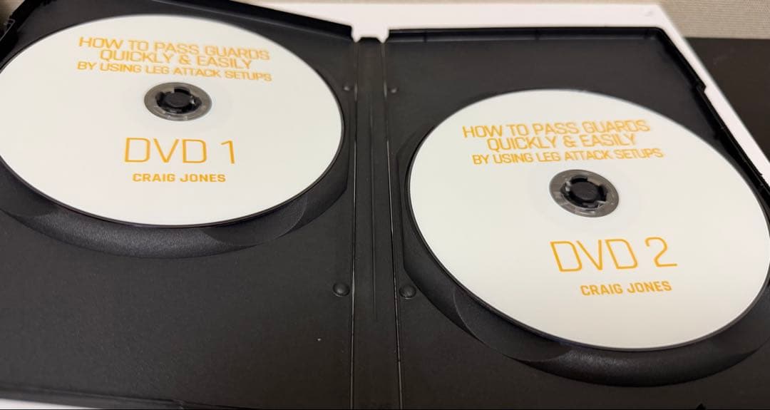 柔術Craig Jones ガードパスDVD2枚組 英語　BJJ