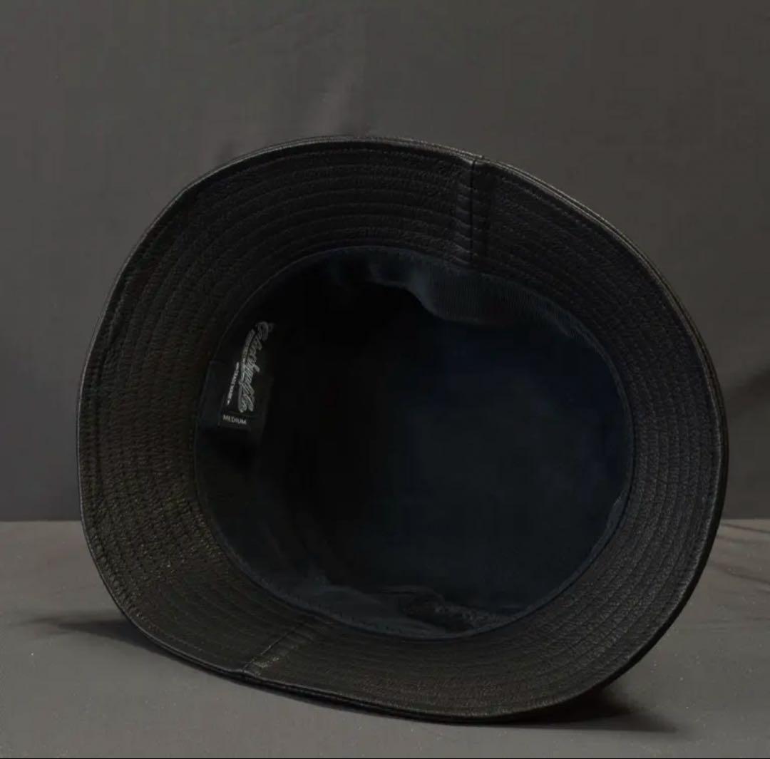 CALEE キャリー　レザーハット　バケットハット