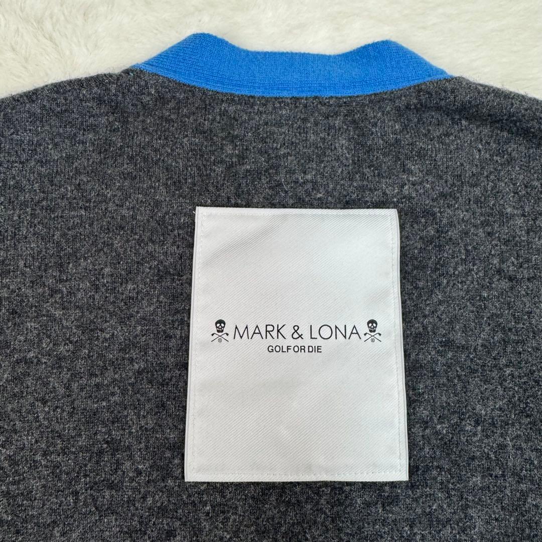 美品 MARK&LONA マークアンドロナ カシミヤ100 カーディガン 46