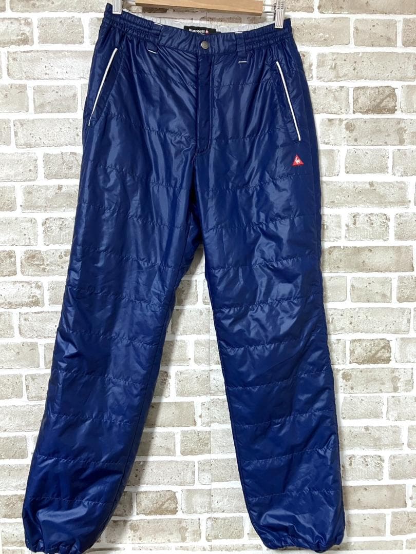 【早い者勝ち‼️】ルコックゴルフ メンズ 中綿 セットアップ 上下 M ネイビー