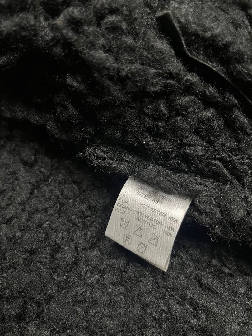 Custom Culture ブラックレザー風ジャケット