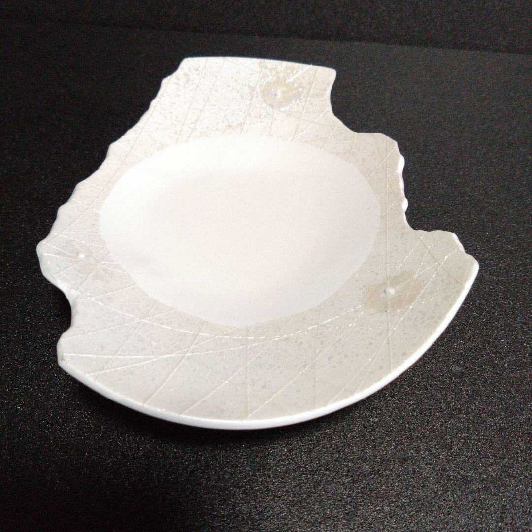 未使用 有田焼 古千窯 3点脚変形皿プレート　お祝い