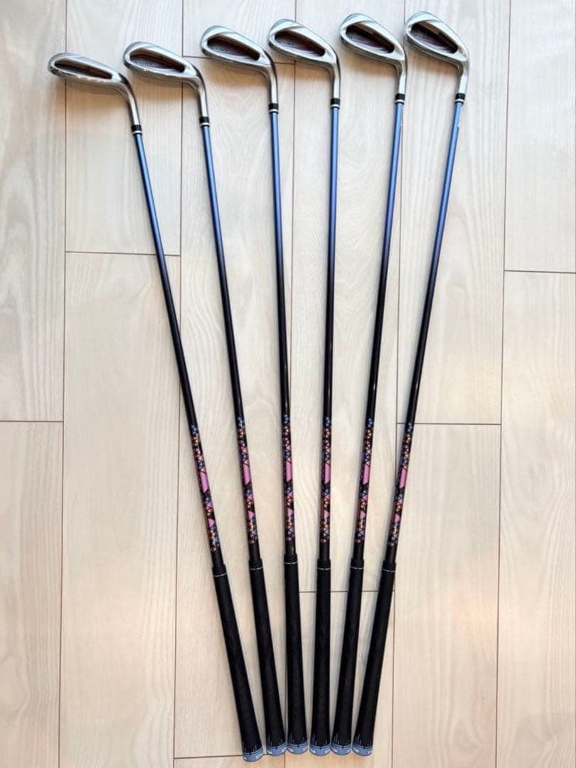 レディース XXIO ゼクシオ MP1100L ブルー ダンロップ6本 アイアン