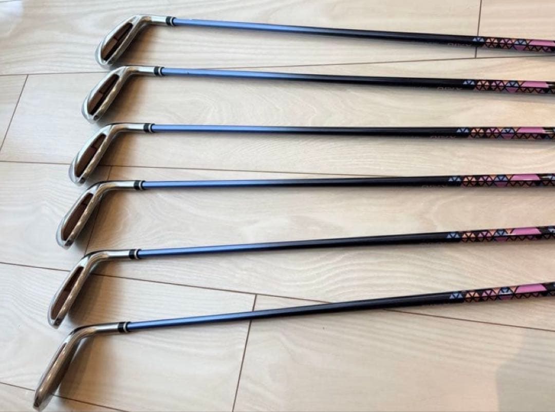 レディース XXIO ゼクシオ MP1100L ブルー ダンロップ6本 アイアン