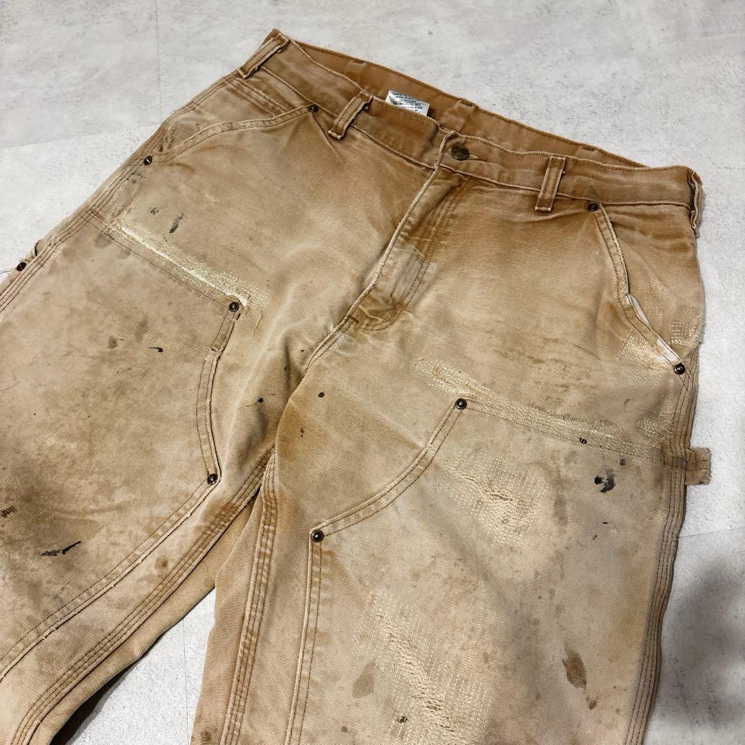 Carhartt 00s ダブルニー ダックペインターパンツ 襤褸 W34 古着