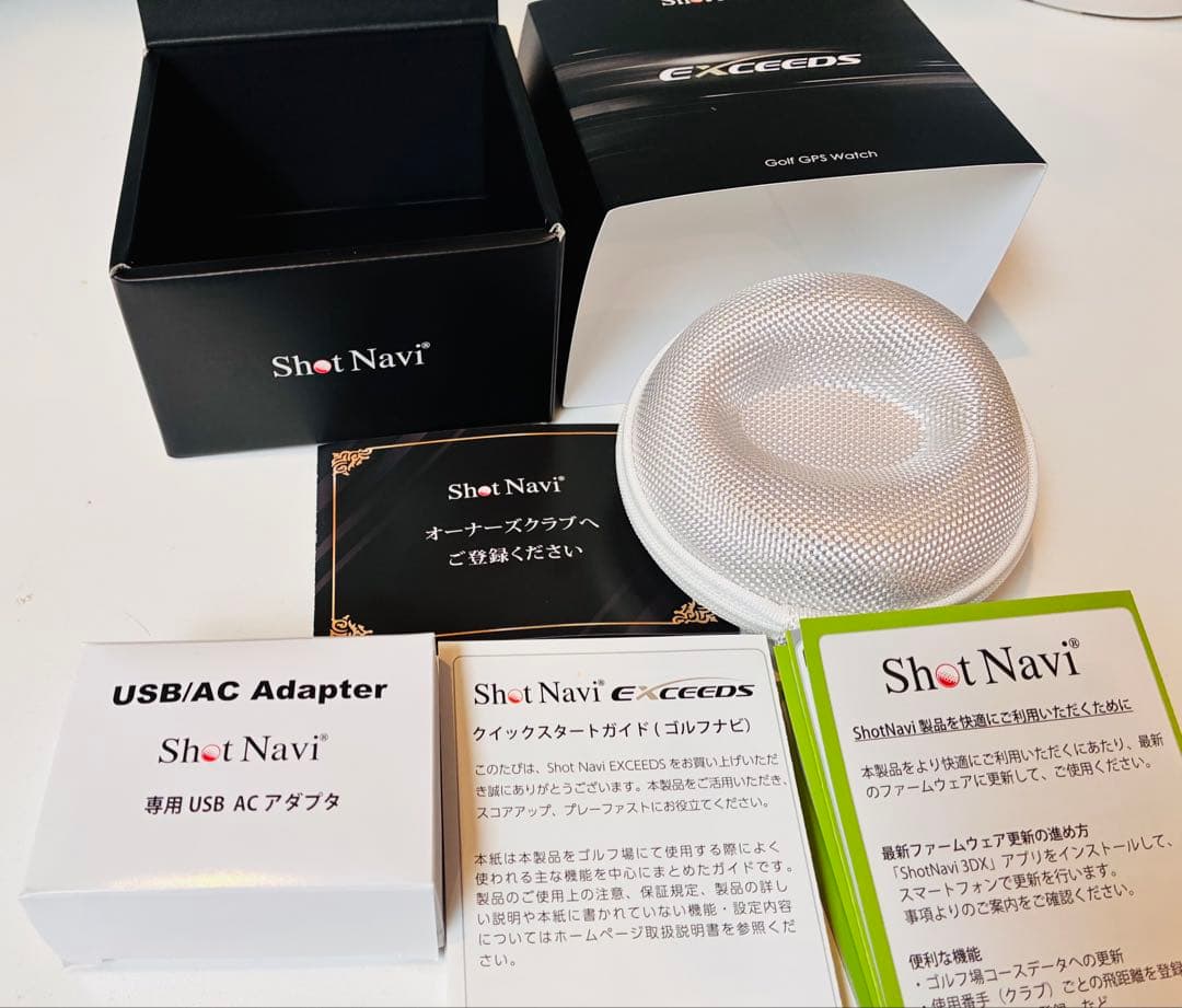 最終値下げ！17日午前中まで。ショットナビEXCEEDS 送料無料