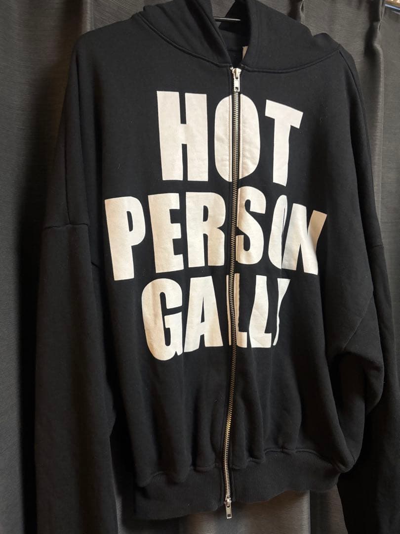 gally roll ジップパーカー ブラック Mサイズ