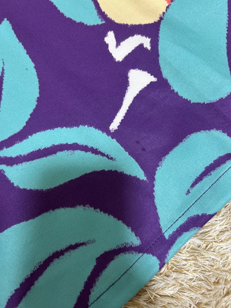 倭物やカヤ＋NIPPON DNA 花時銘仙ワンピース 重ねワンピース　レイヤード