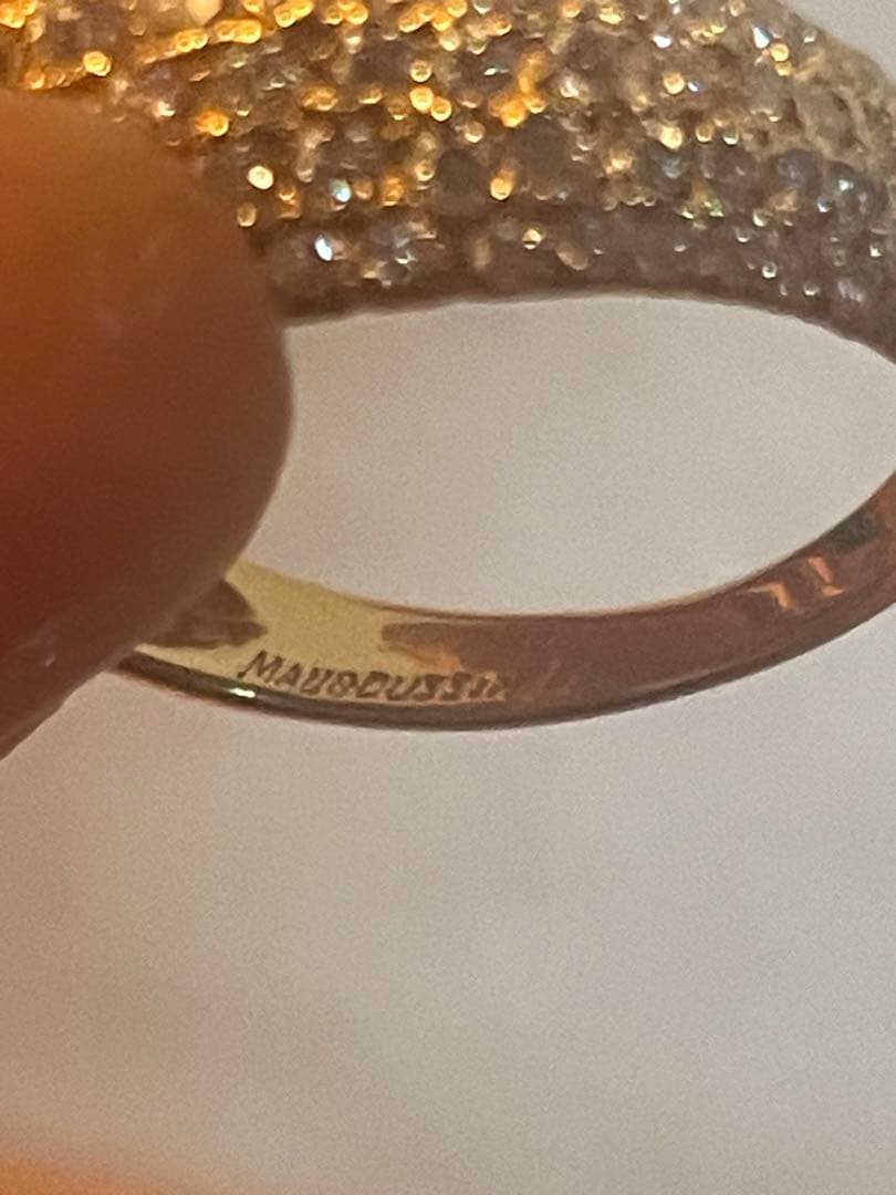 モーブッサン MAUBOUSSIN ダイヤリング　付属品なし　13号