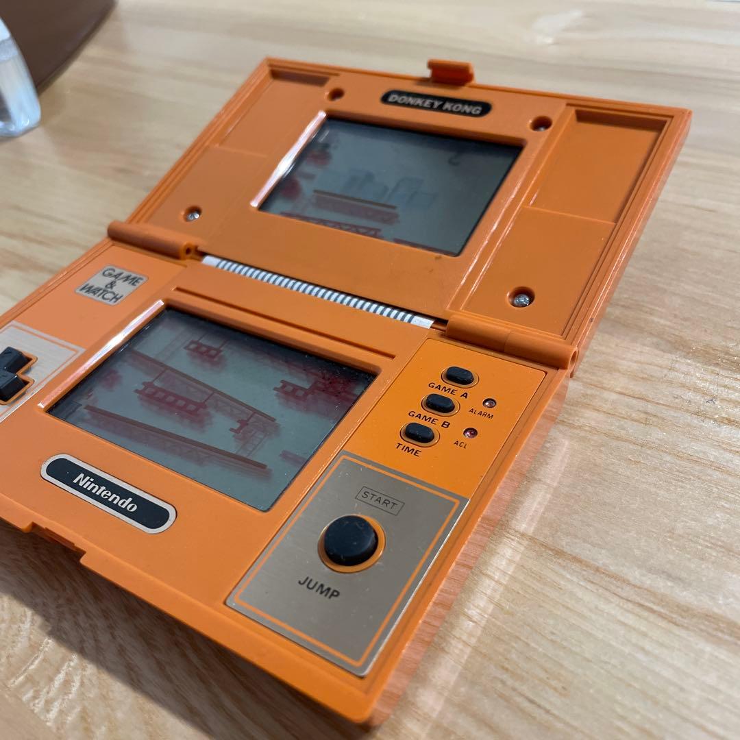 【動作品】Nintendoゲーム&ウォッチ　ドンキーコング電池カバーなし電池付き