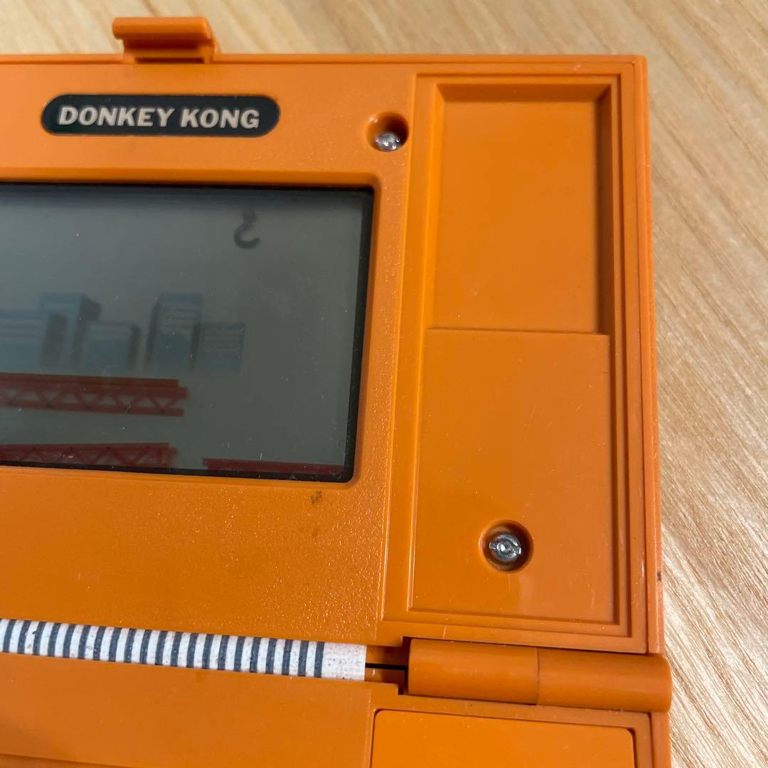 【動作品】Nintendoゲーム&ウォッチ　ドンキーコング電池カバーなし電池付き