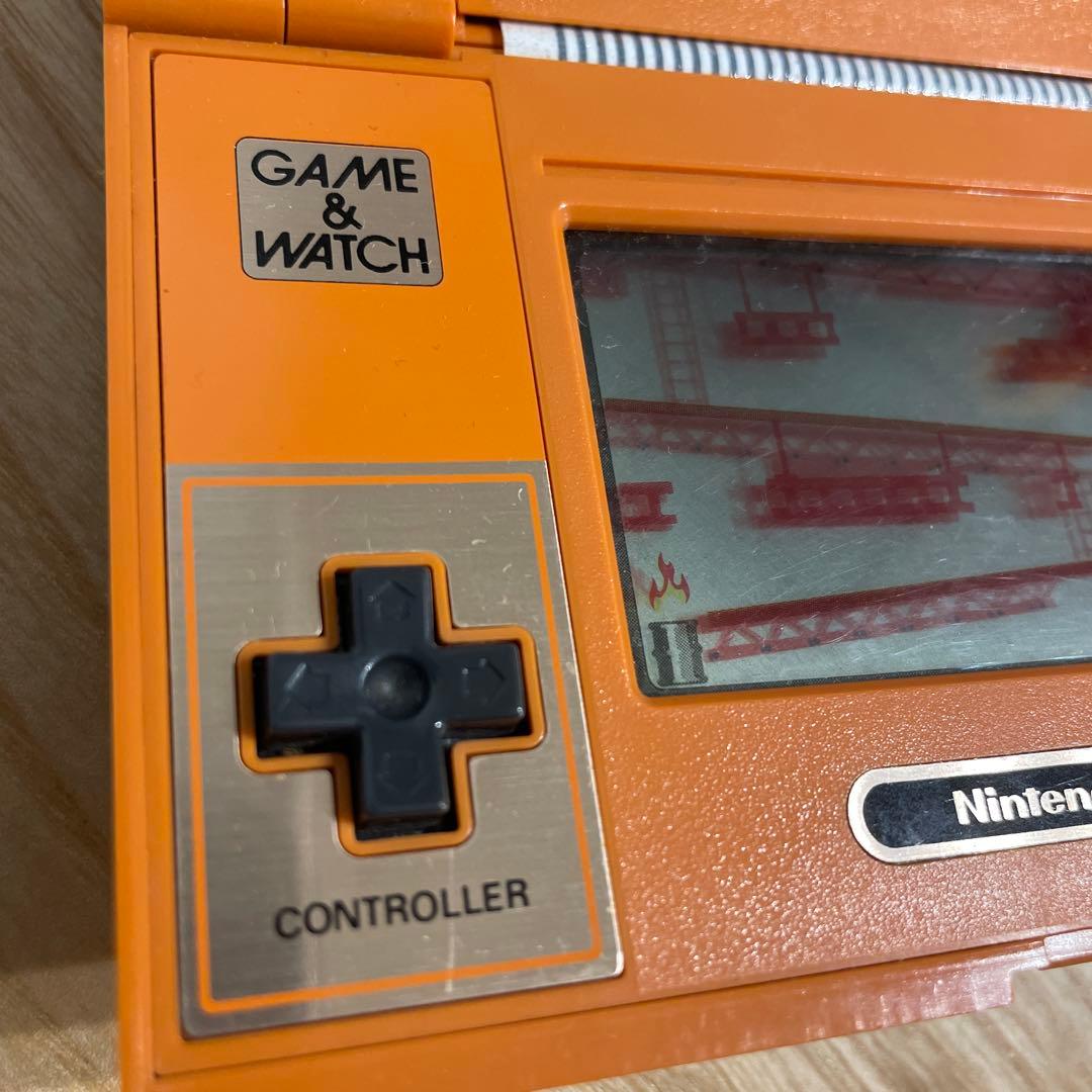【動作品】Nintendoゲーム&ウォッチ　ドンキーコング電池カバーなし電池付き