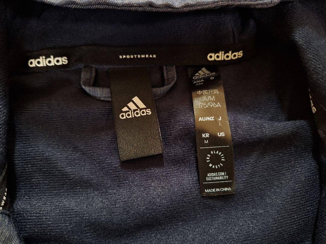 adidas ジャージ セットアップ L デニム風