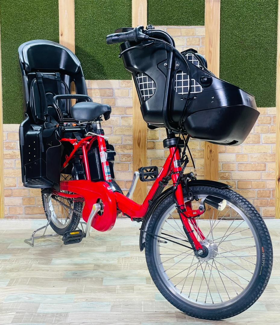 値上予告 レッド系 パナソニック 子供乗せ電動アシスト自転車 H3335