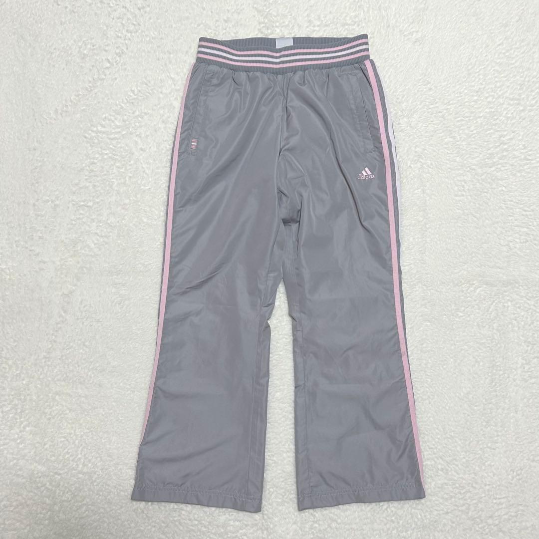 00s adidas ウインドブレーカー セットアップ y2k 白/灰 M