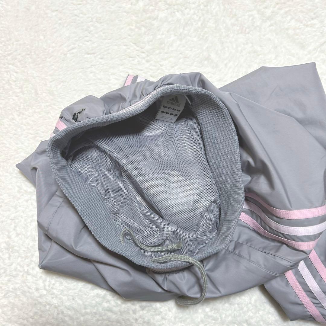 00s adidas ウインドブレーカー セットアップ y2k 白/灰 M