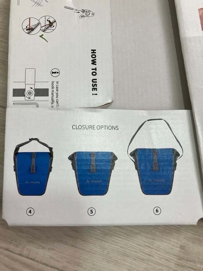 VAUDE ファウデ　アクアフロントリアパニエバイクバッグ - 2個セット