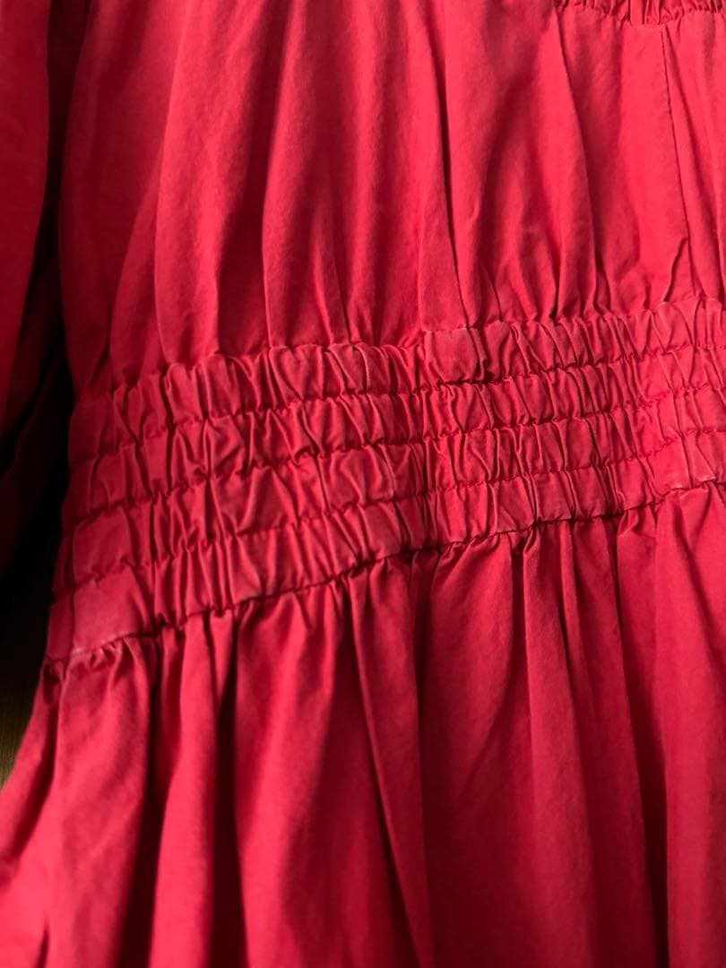 アメリヴィンテージ SHIRRING VOLUME SLEEVE DRESS