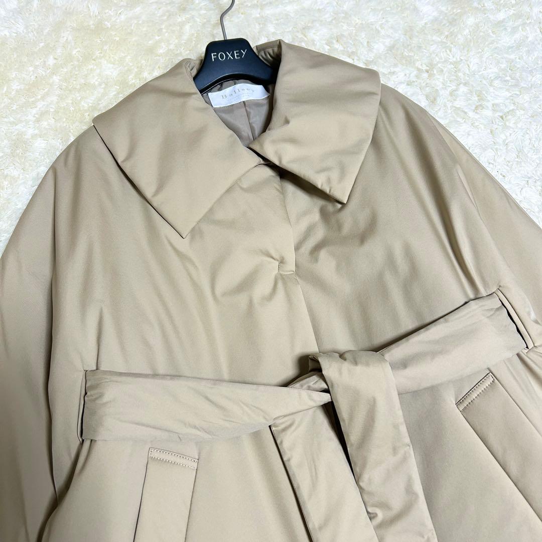 タグ付き✨2025SS Ballsey パデットツイル ベルテッドポンチョ