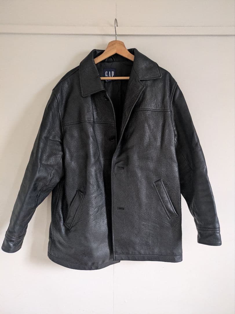 専用 OLDGAP オールドギャップ レザージャケット カーコート 90s