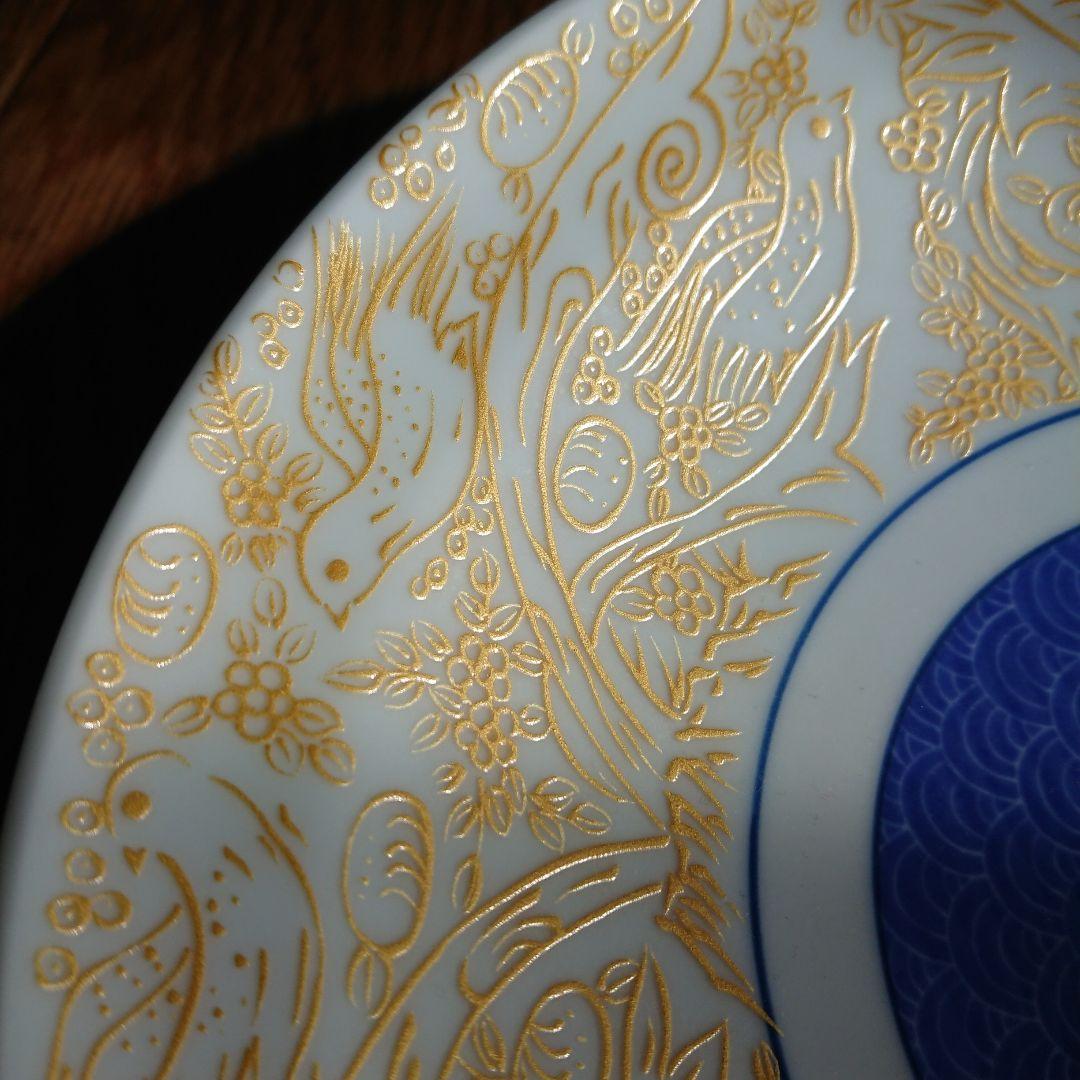 有田焼 幸楽窯 皿 深鉢 鳥 /金蘭手 赤絵　古伊万里 印判 中川政七商店