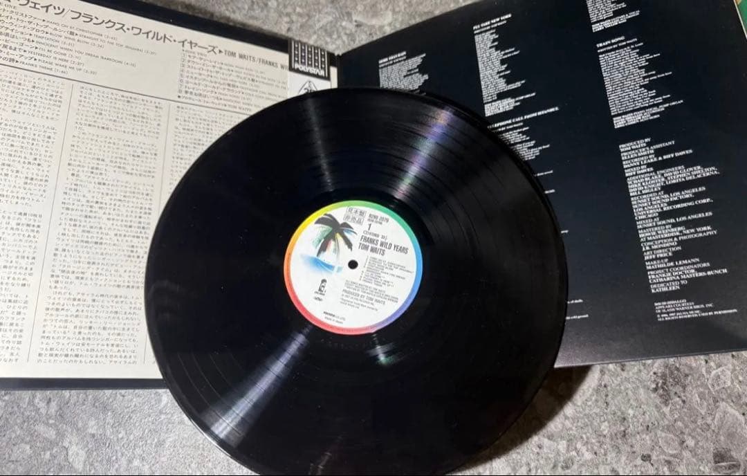 Tom Waits Franks Wild Years LP 見本盤　激レア