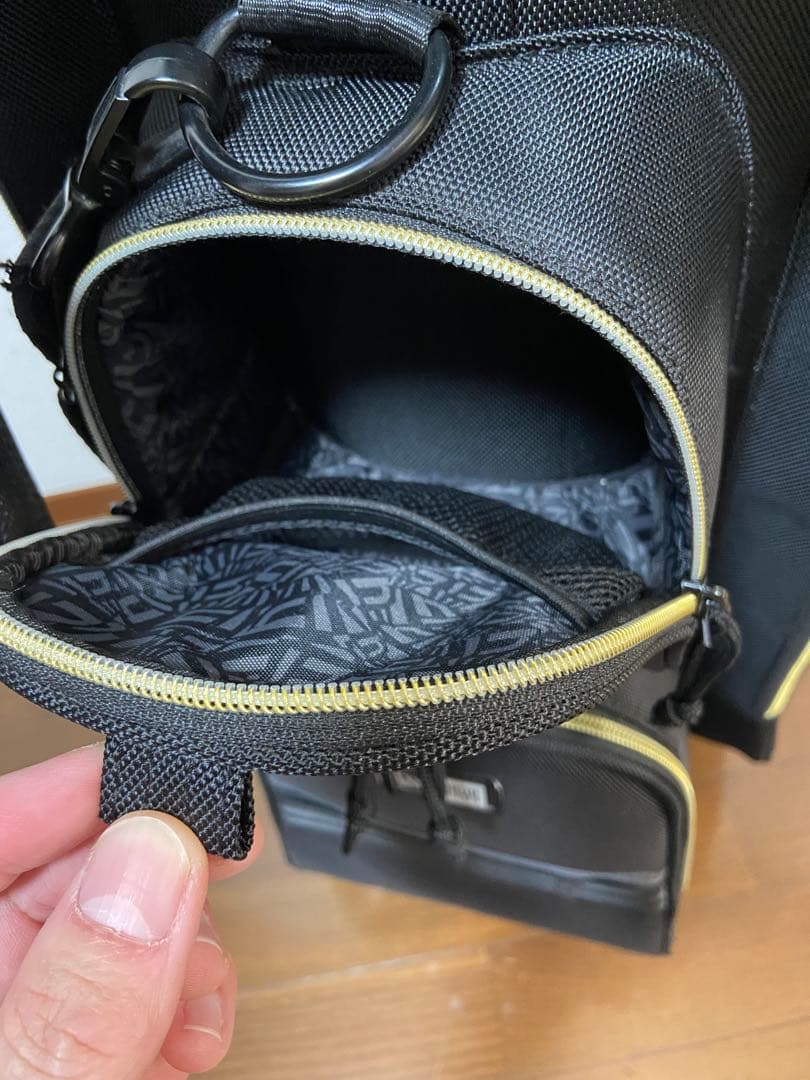 ★美品★ ニューエラ New Era キャディーバッグ ブラック ゴールド