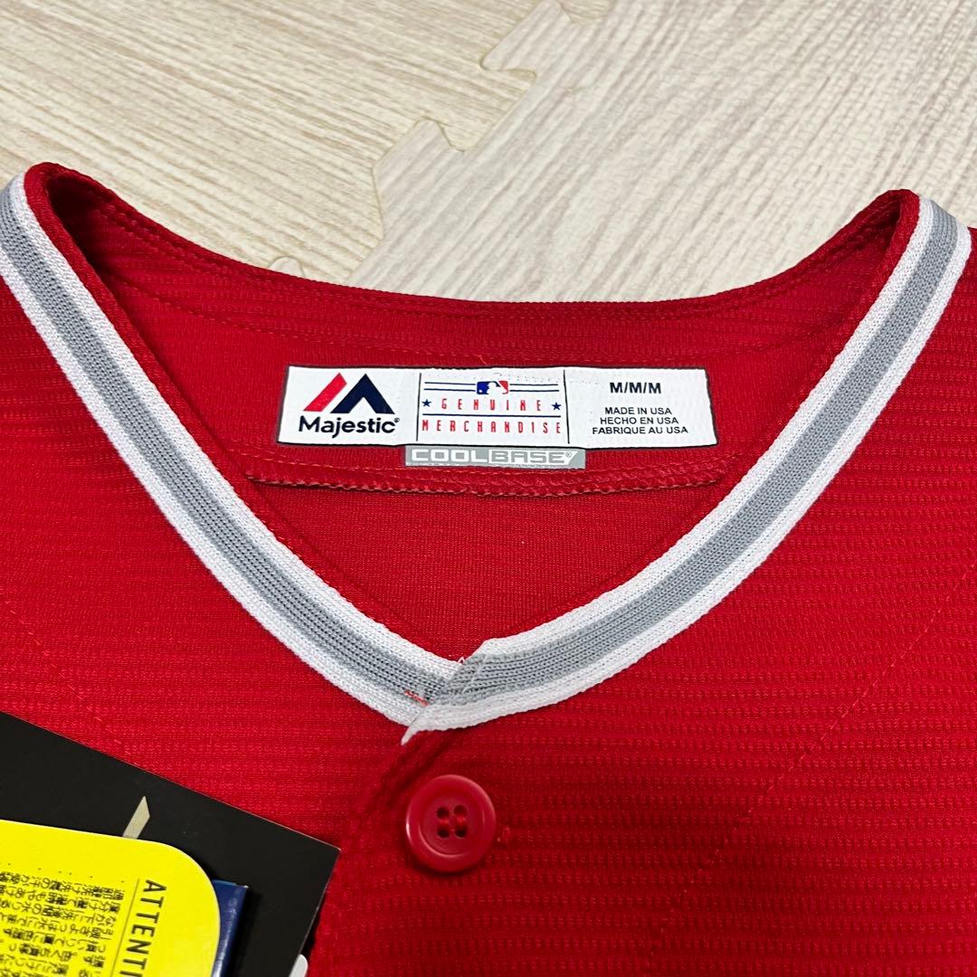 （希少、新品）MLB エンゼルス　大谷翔平　ユニフォーム　M 日本Ｌサイズ相当