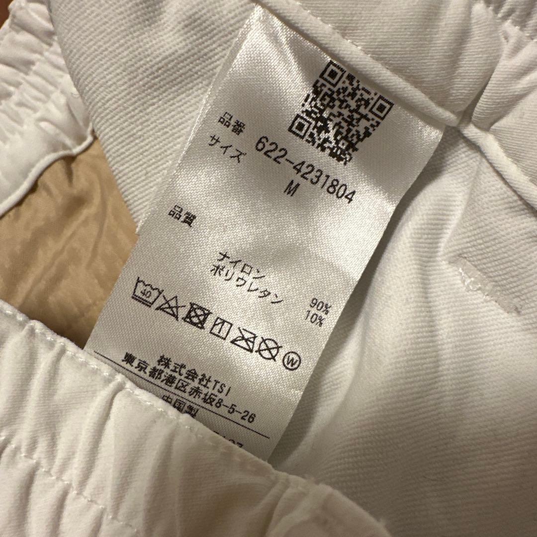 PING ロングパンツ　春夏　サイズM ホワイト　透け感なし　ゴルフウェア