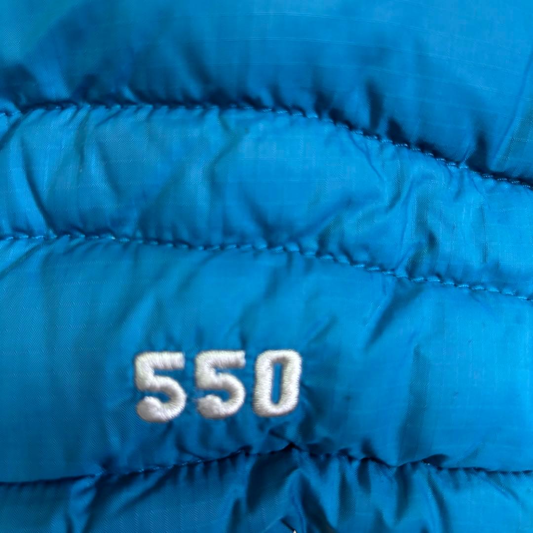 THE NORTH FACE 550 ダウンベスト 青