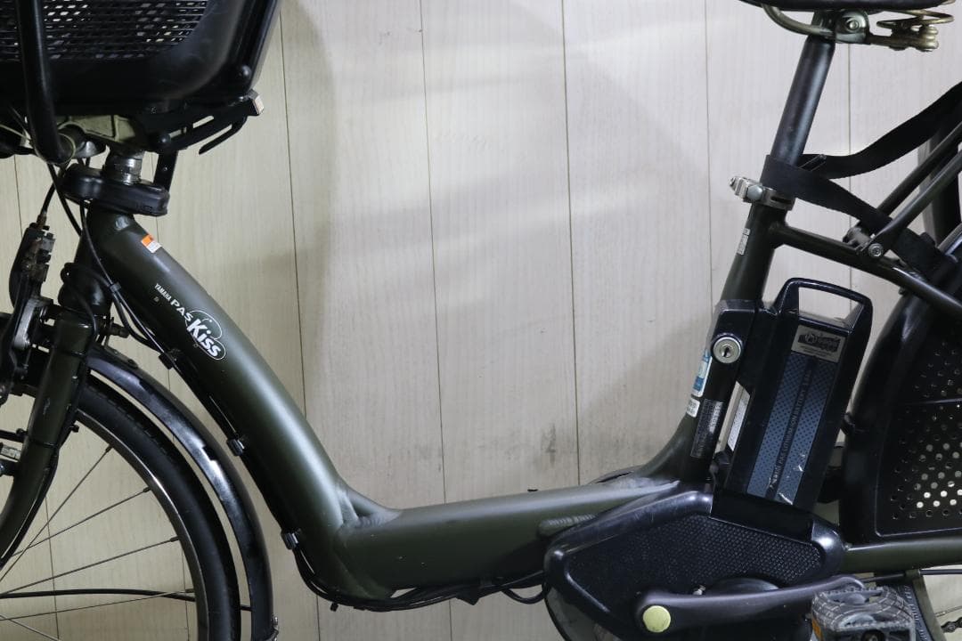 ヤマハPAS KISS X562-5002 22-26型5AH 3段 無光沢緑