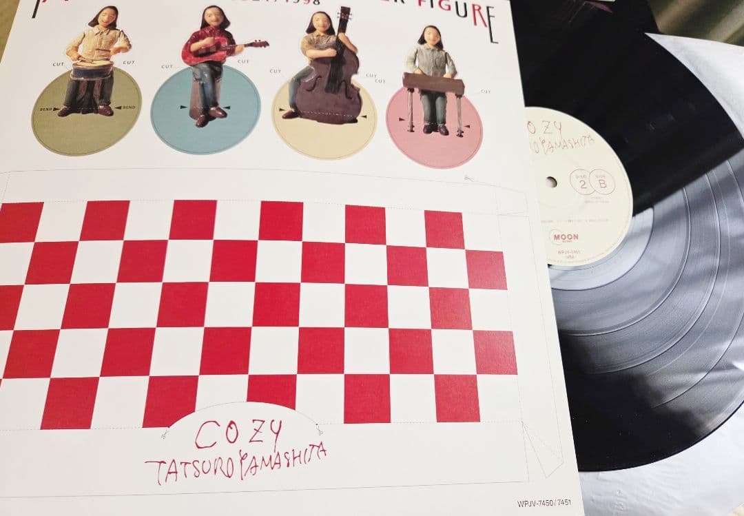 M*o様 シュリンク・ステッカー!山下達郎　cozy ペーパークラフト付き!アナ