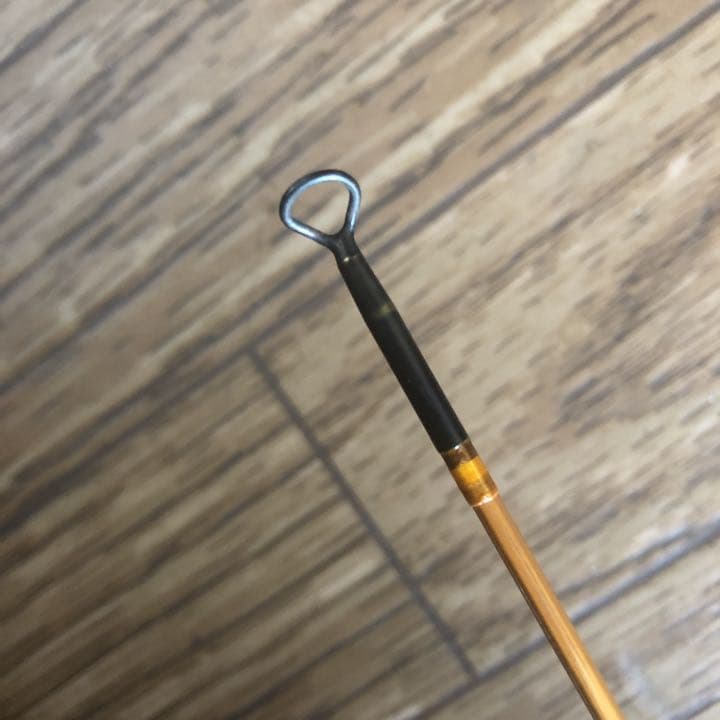 『匿名配送』フライロッド、フライバンブーロッド(2ピース)アルミケース付き