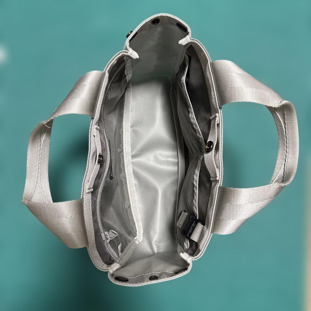 BRIEFING JALコラボ　カートバッグ シルバー