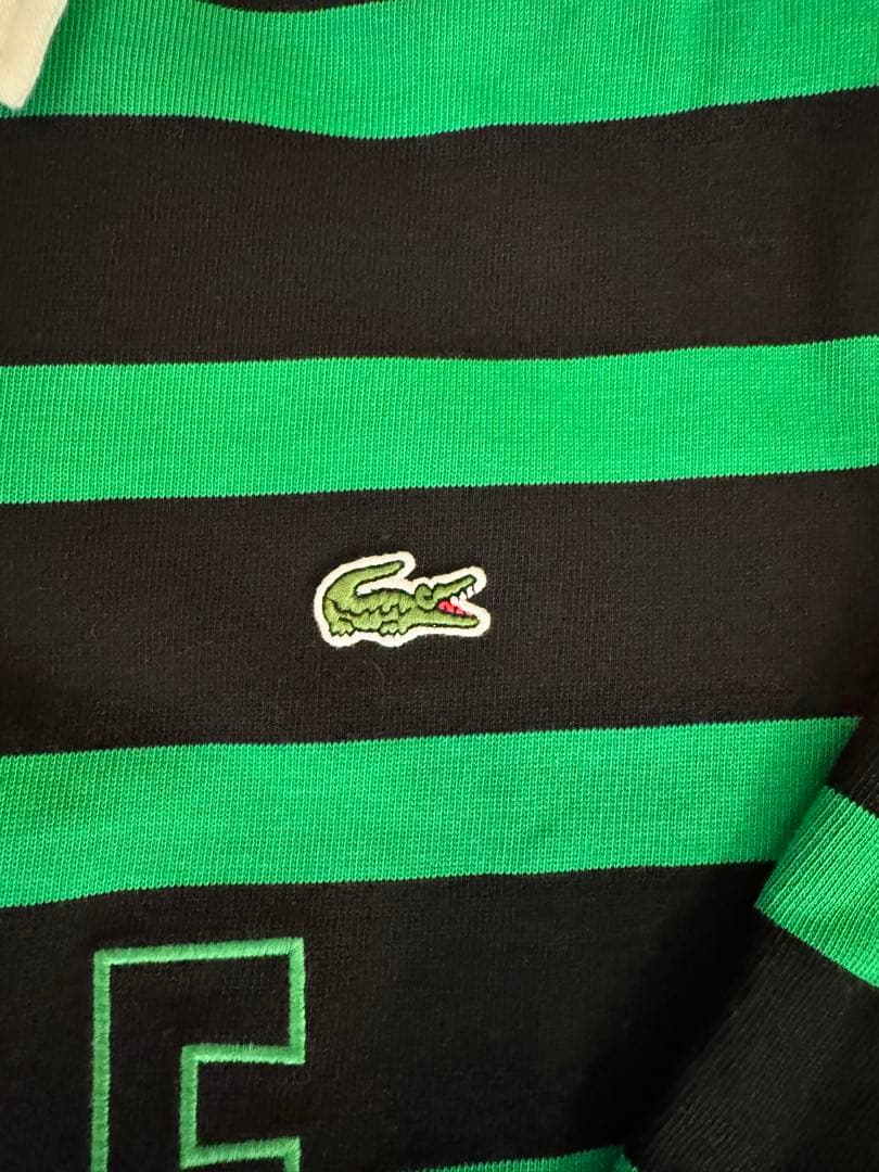 LACOSTE ゴルフ ストライプシャツ