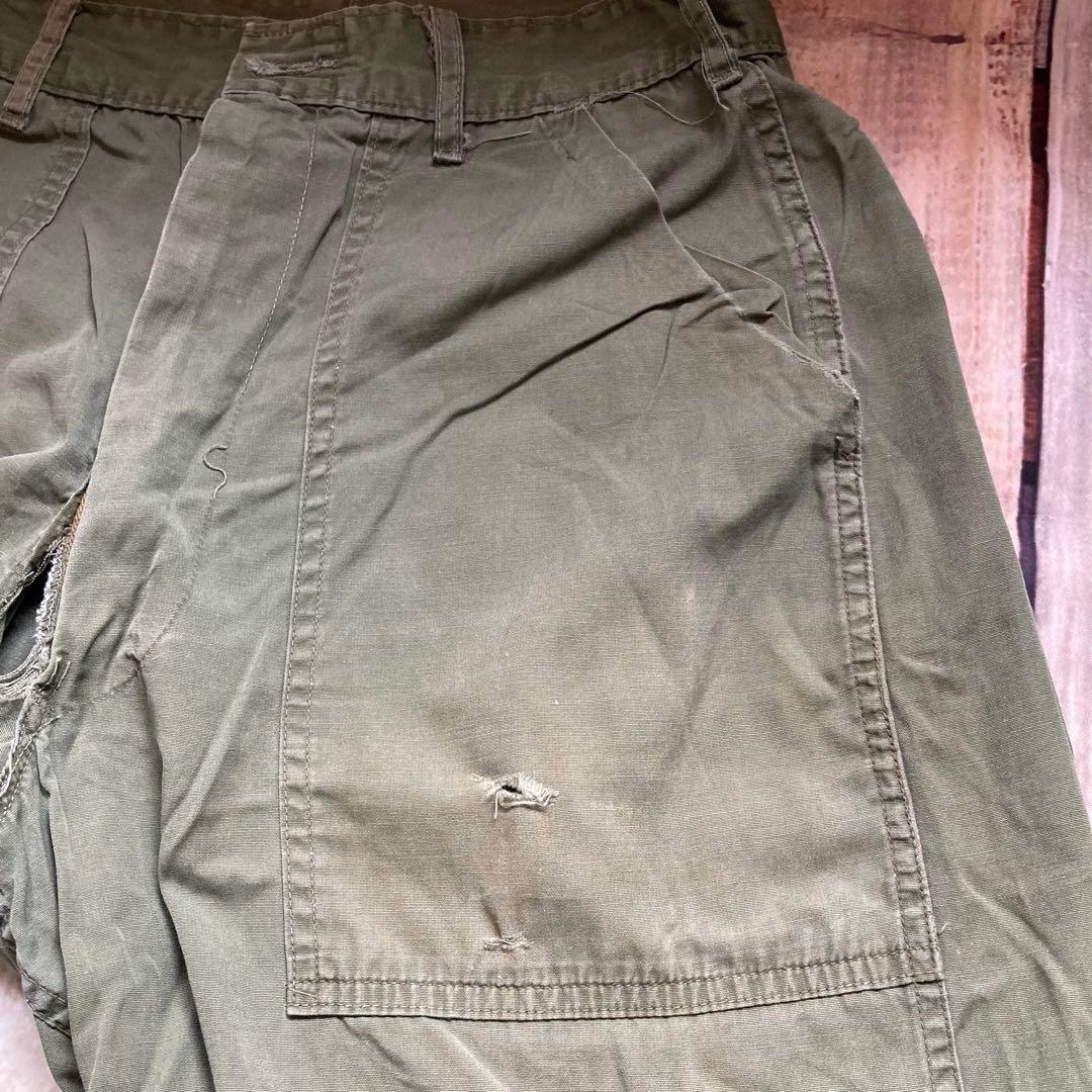 爬*類様 ジャンク 60s 民間 ベイカーパンツ 2本セット ミリタリー ユーテ