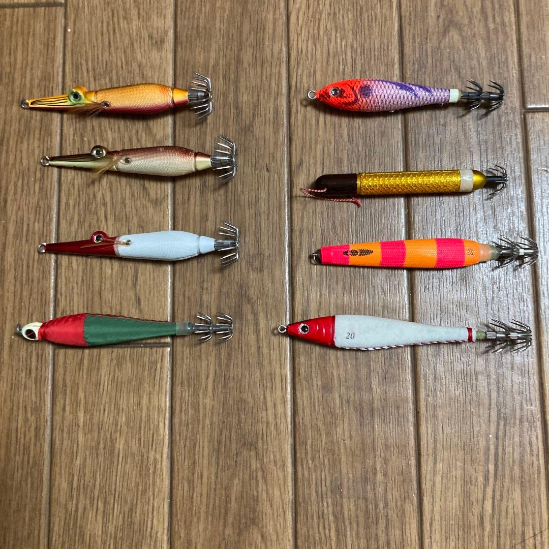 大量イカメタルセット（ケース付）