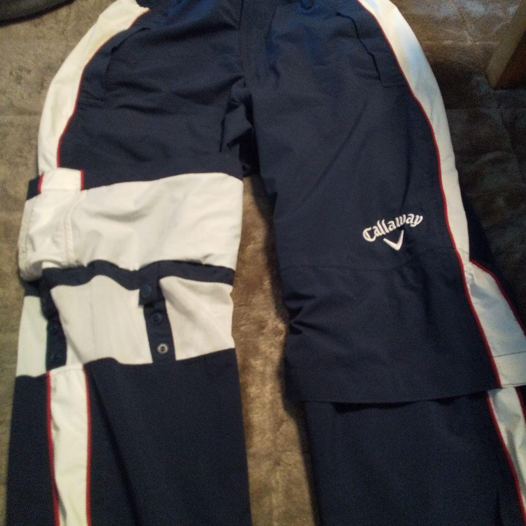 Callaway レインウェア ネイビー/ホワイト LL