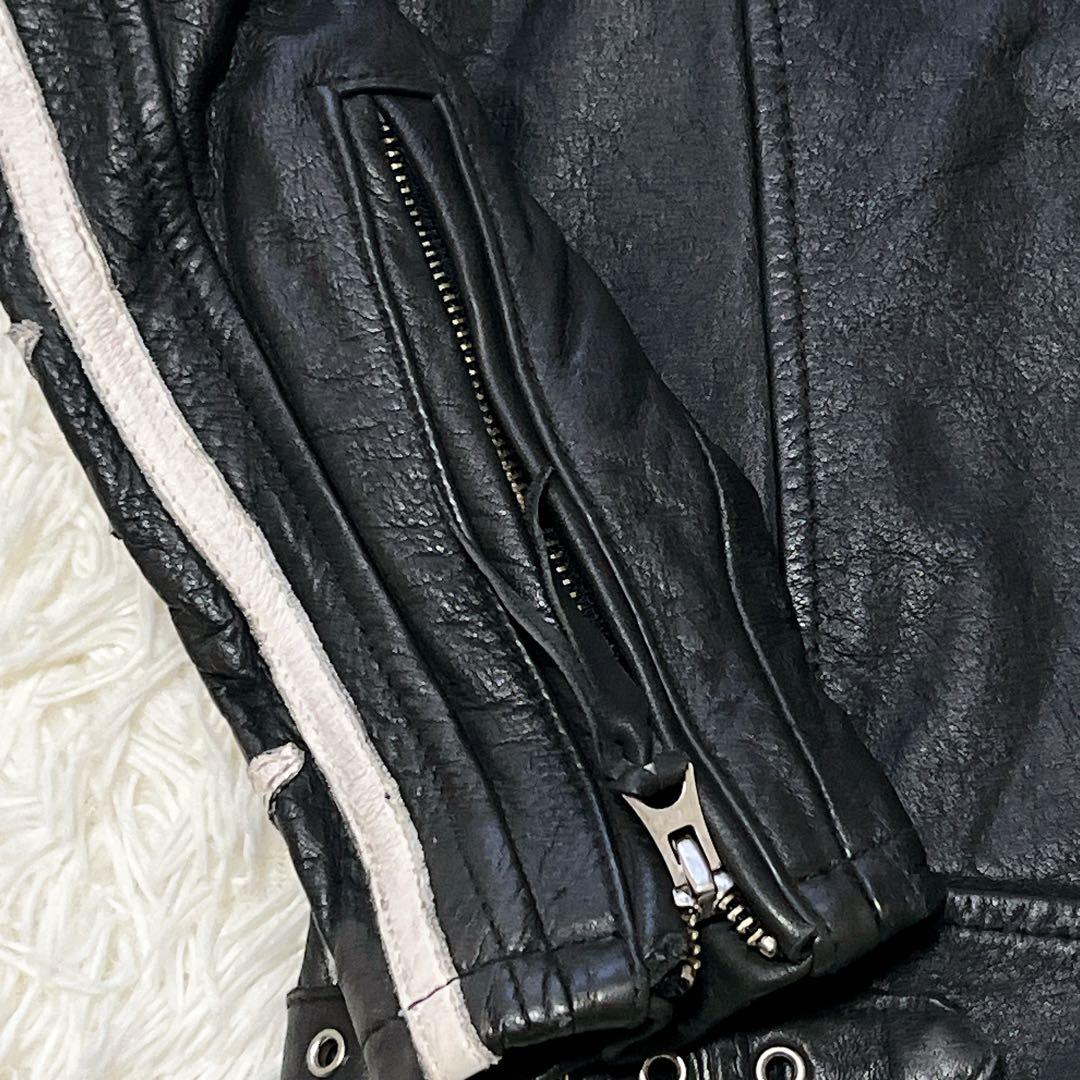 希少　ショット Schott ジャケット 星柄レザー　ライダースジャケット