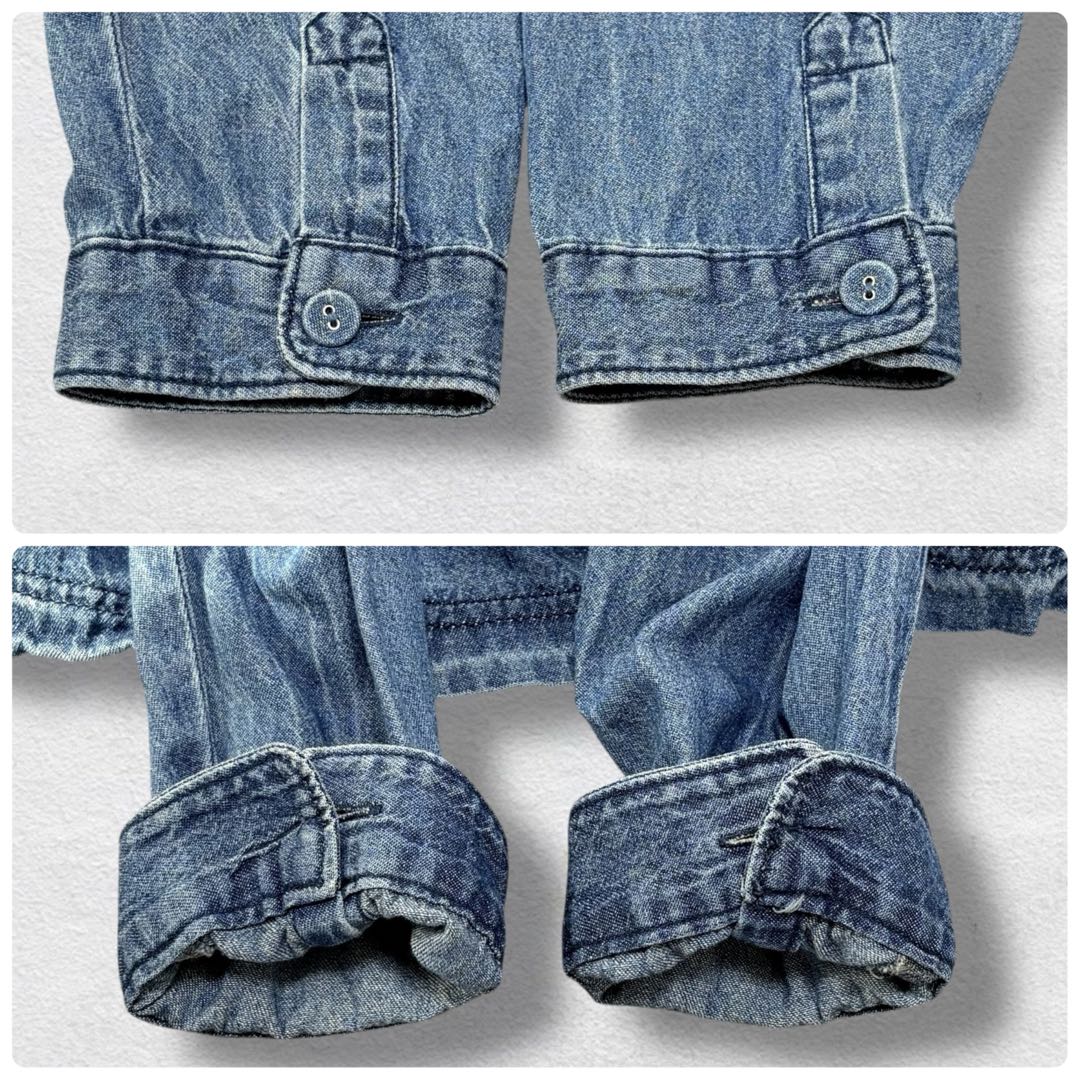 soulberry はちみつ堂 デニムワンピース ピンタック ギャザー L