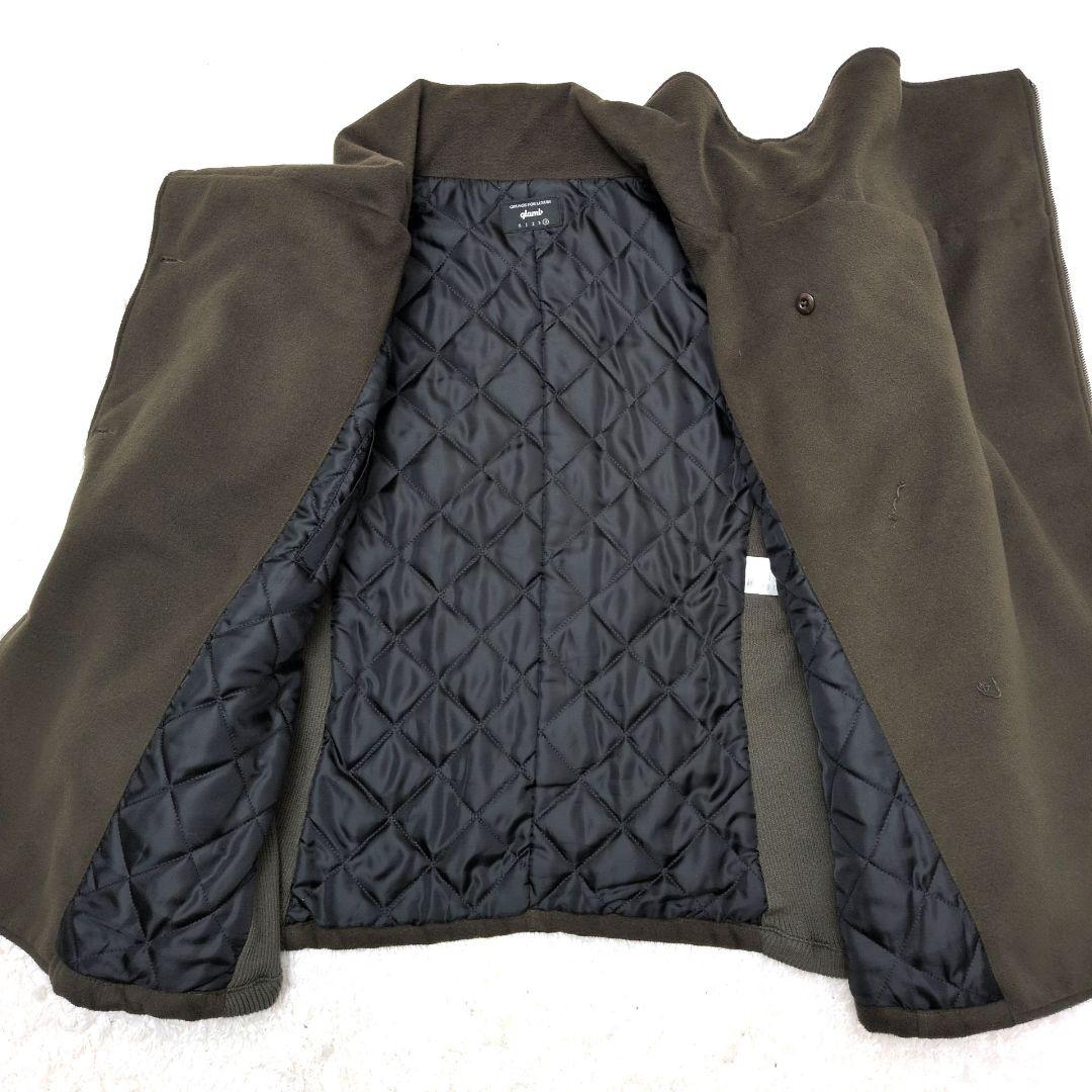 【XL相当 美品】グラム　ミストジャケット　アシンメトリー　ドレープコート　黒