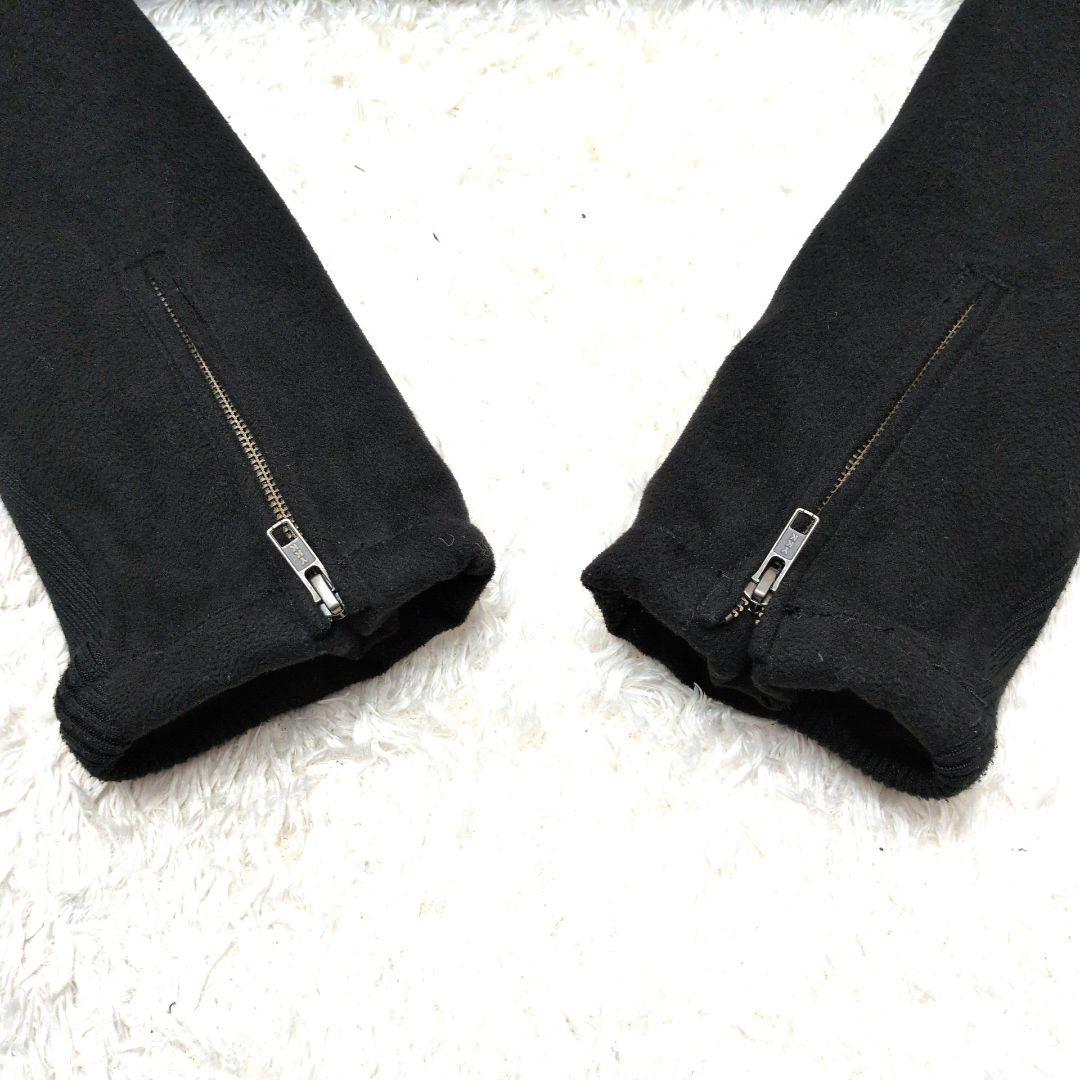 【XL相当 美品】グラム　ミストジャケット　アシンメトリー　ドレープコート　黒