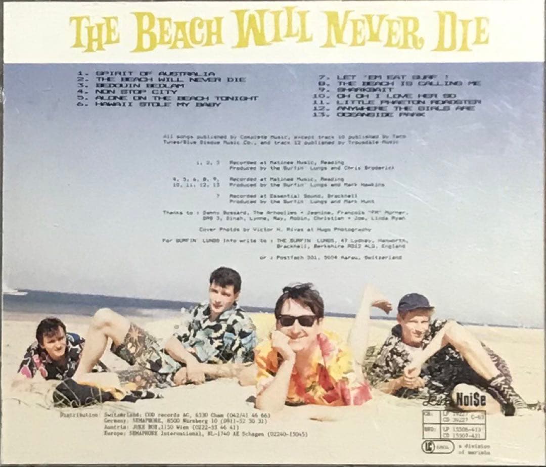 Surfin' Lungs ‎The Beach Will Never Die