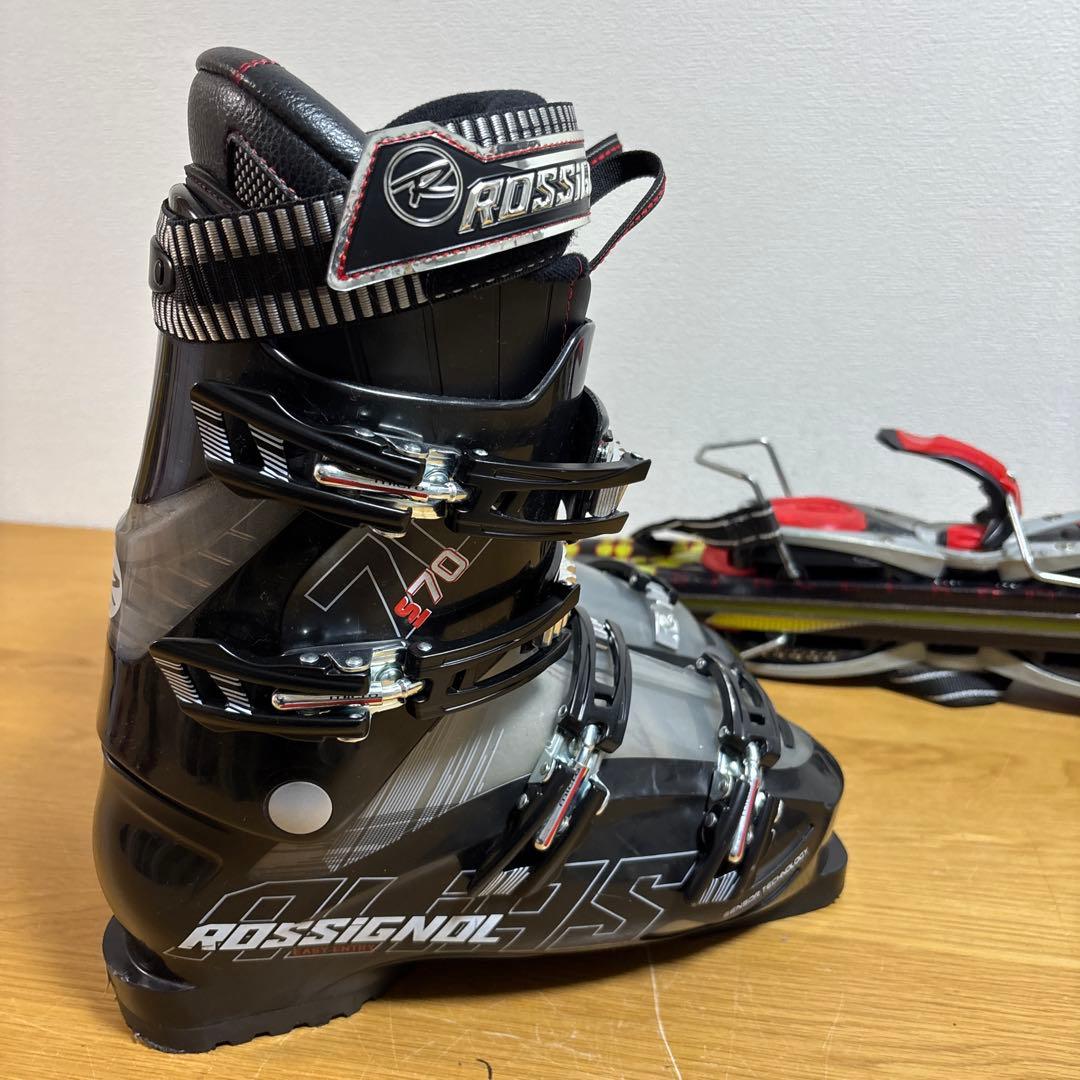 メンズ　ショートスキー　ファンスキーセット　Salomon 26-26.5cm