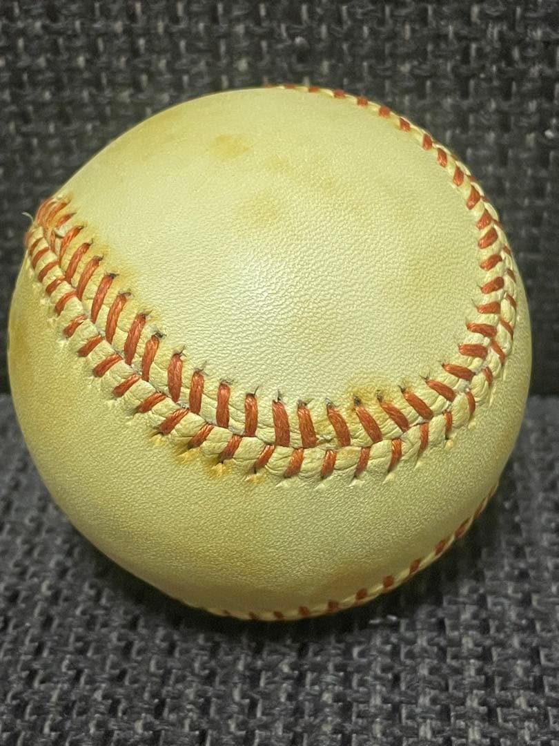 水沼四郎 22番 直筆サインボール ◆ 1980年代　広島東洋カープ