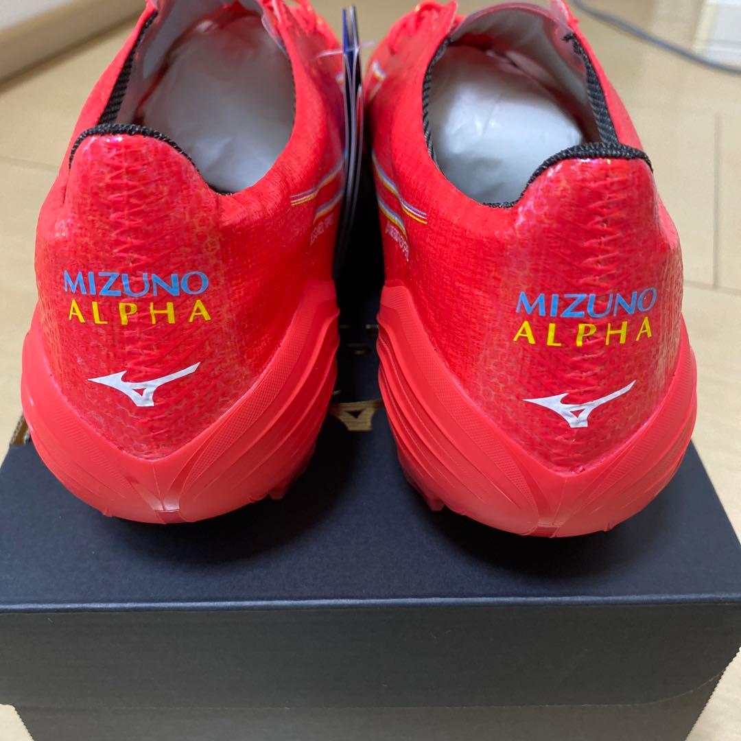★新品未使用・送料無料 ミズノ アルファ ジャパン 27cm レッド★