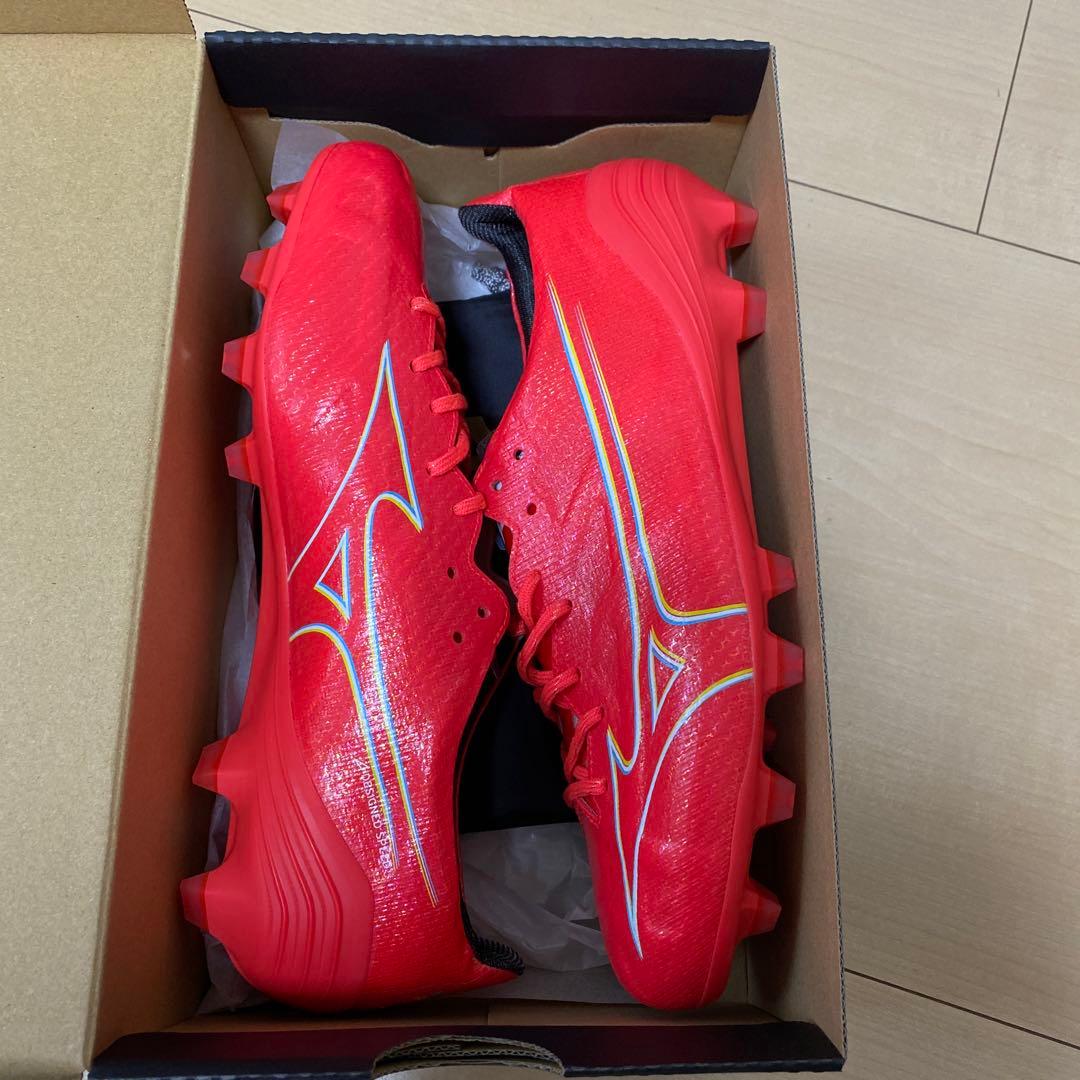 ★新品未使用・送料無料 ミズノ アルファ ジャパン 27cm レッド★