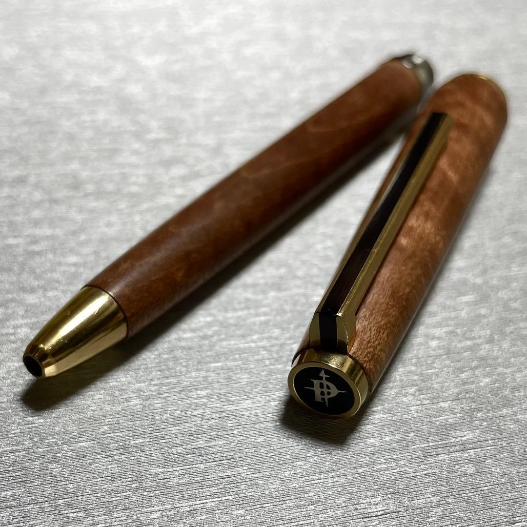 パイロット旧型カスタムカエデ楓ボールペン深い木目の美品希少品木軸 ご縁のある方へ