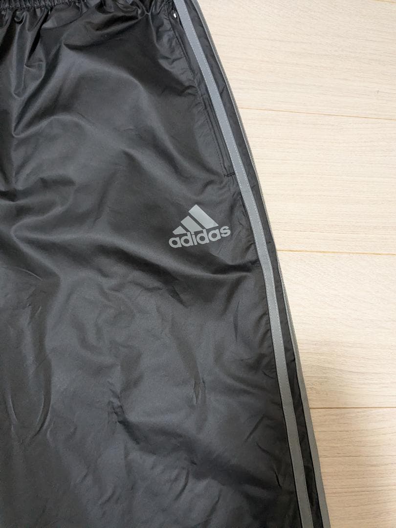 値下！上下セットadidas ウィンドブレーカー ピステ ブラック 3XO 美品