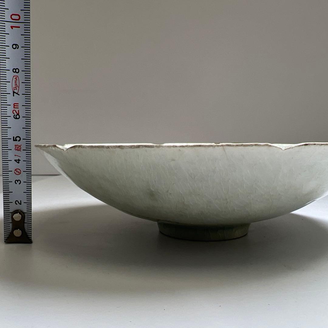 中国宋時代　青白磁青影鉢　口径約17㎝　東Y8-0216☆2F大